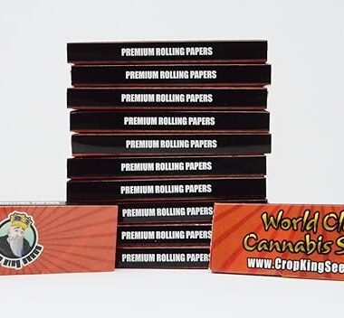 Crop King Premium Rolling Papers + Tips