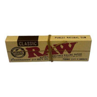 RAW Classic Natural Rolling Papers + Tips