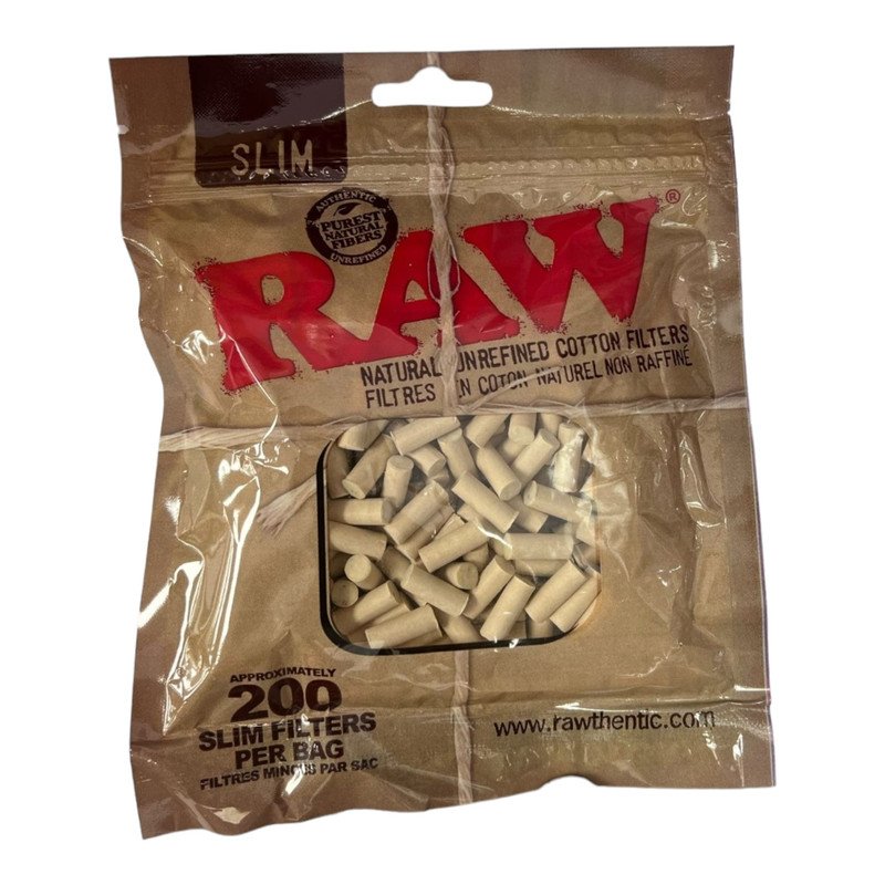 RAW Slim Natural Cotton Filters