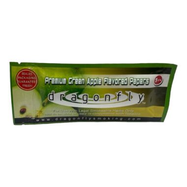 Dragonfly Premium Green Apple Flavoured Blunt Wraps