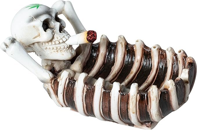 Smoking Skeleton Ash Tray