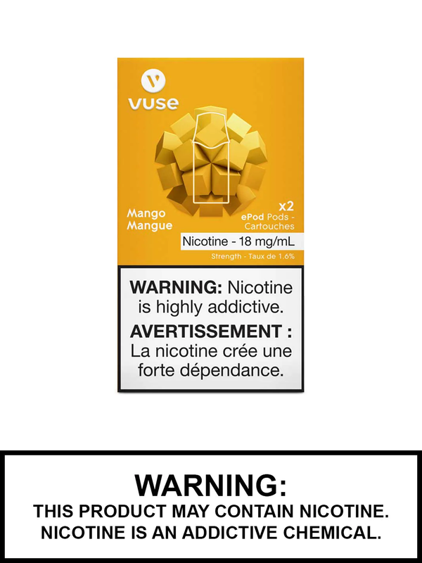 VUSE CARTRIDGES 18MG