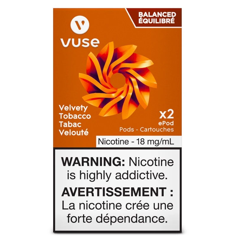 VUSE CARTRIDGES 18MG