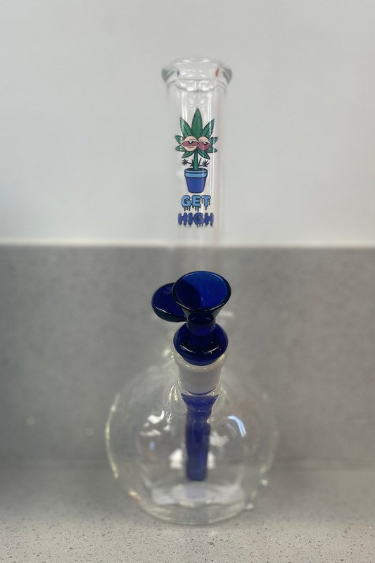 BONG 10" BLUE CARTOON 4MM