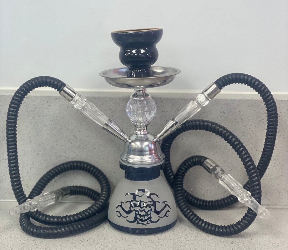 HOOKAH - 10" CRYSTAL SKULL