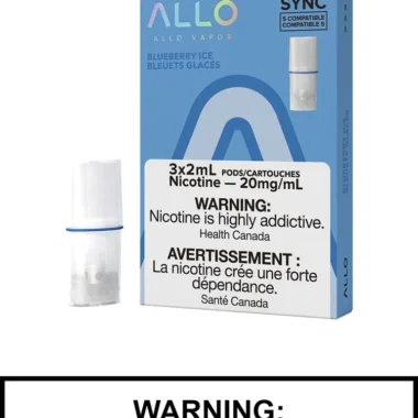 ALLO PODS BLUEBERRY ICE