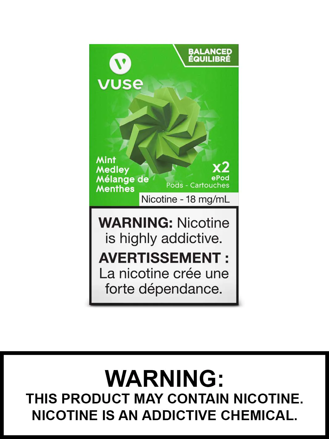 VUSE CARTRIDGES 18MG