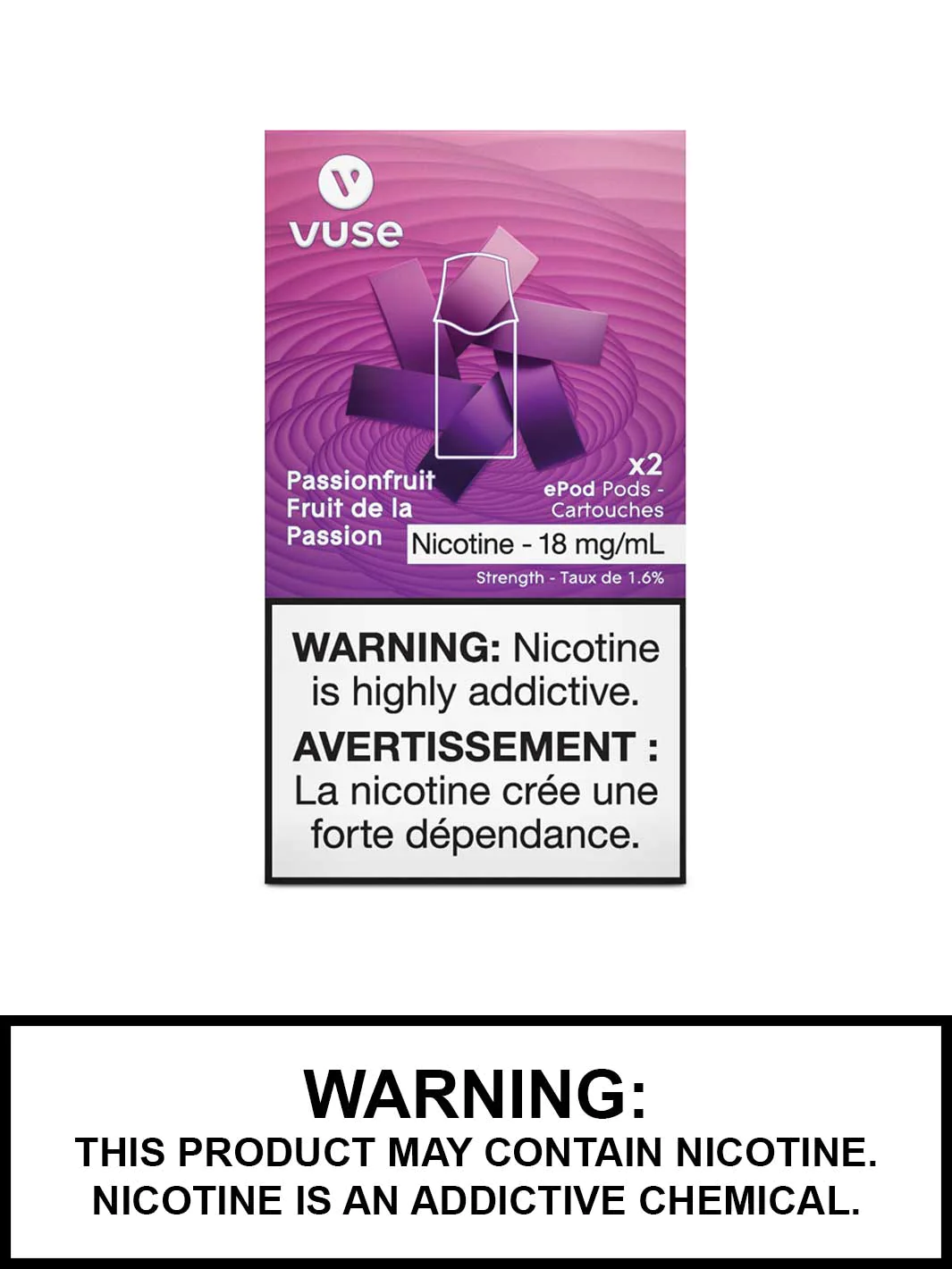 VUSE CARTRIDGES 18MG