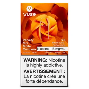 VUSE CARTRIDGES 18MG