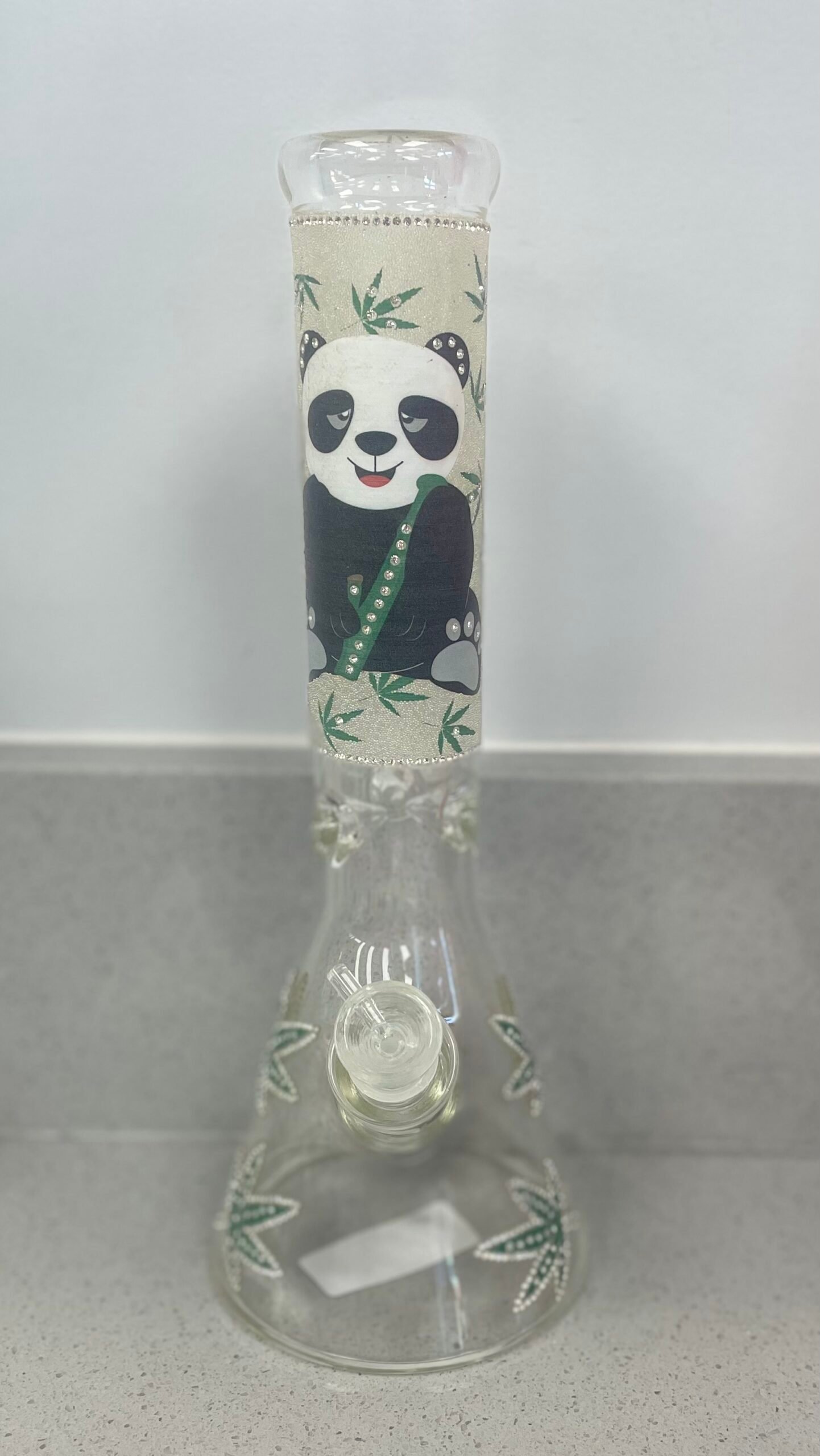 BONG 14" CLEAR PANDA7MM